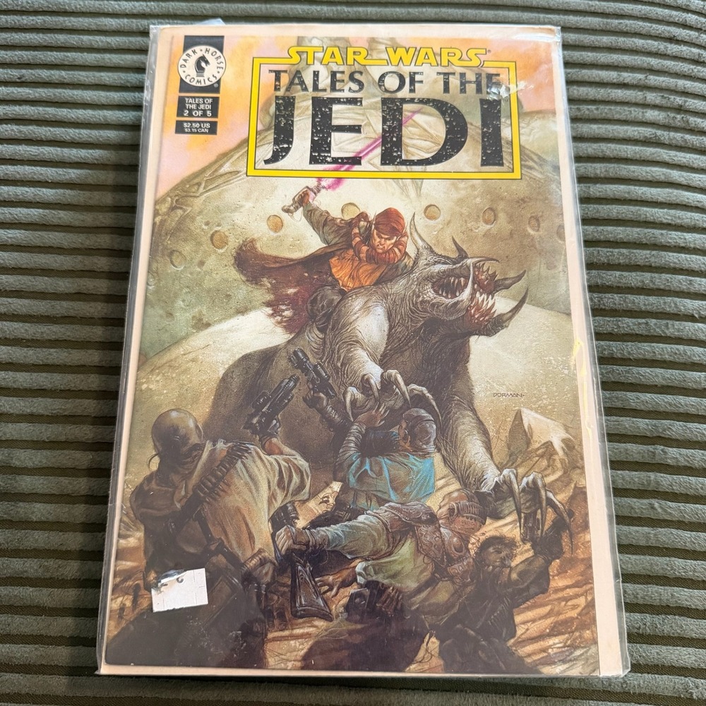 Dark Horse Star Wars Tales of the Jedi 2 1993 Comic Book Old Republic Dorman